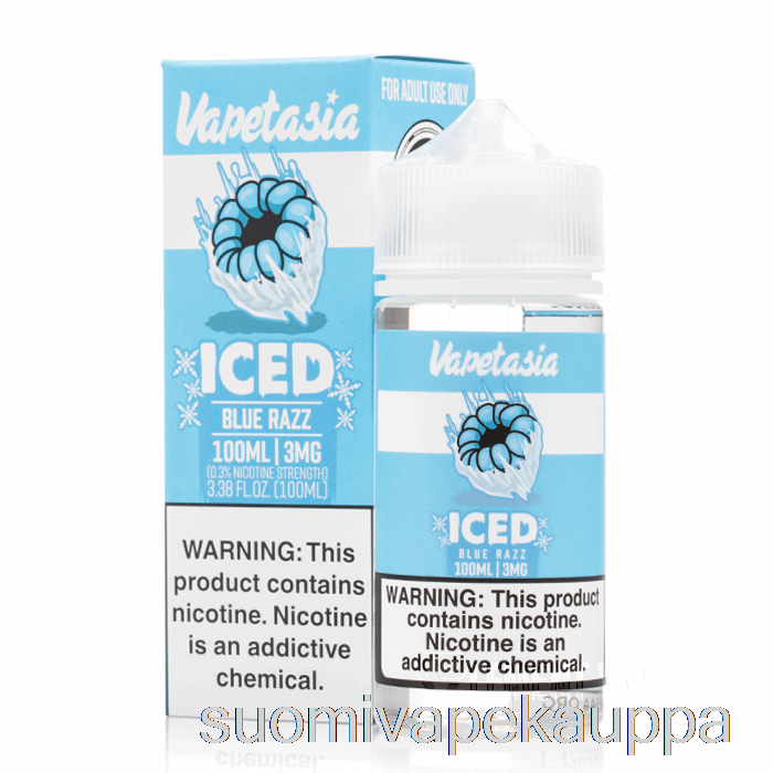 Vape Box Iced Blue Razz - Vapetasia - 100ml 0mg